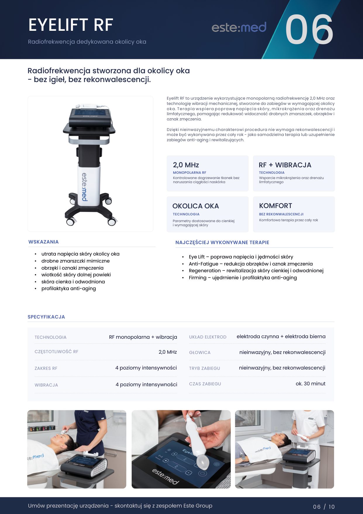 Eyelift RF - karta w katalogu este:med